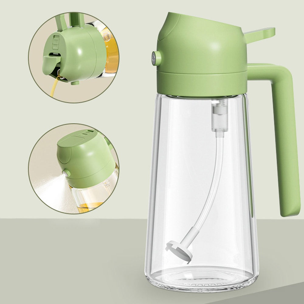 Gloria Essence 2-in-1 Oil Sprayer Bottle – Refillable Kitchen Oil Dispenser & Mist Spray Bottle